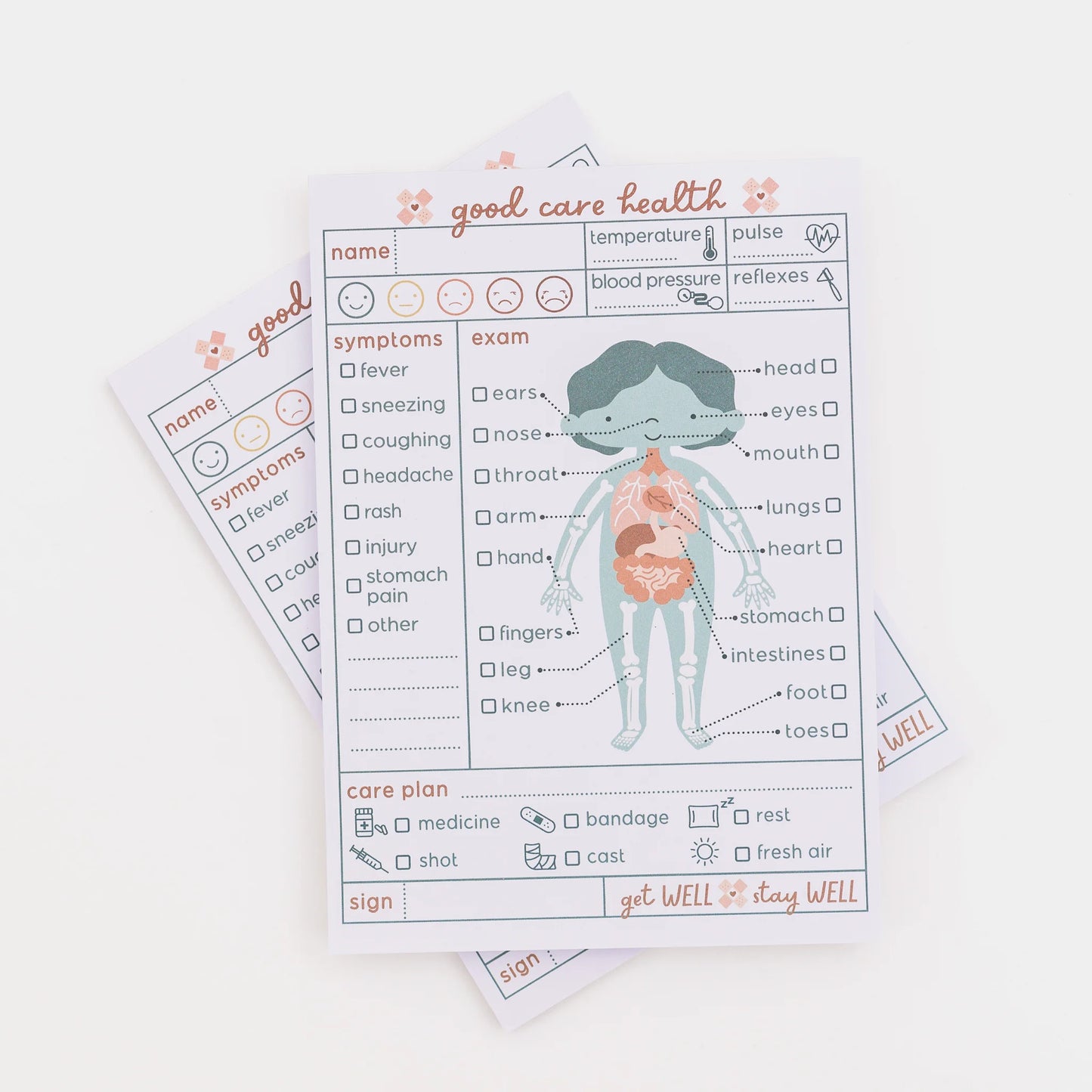 Pretend Play Notepad Bundle for Kids - Set of 4