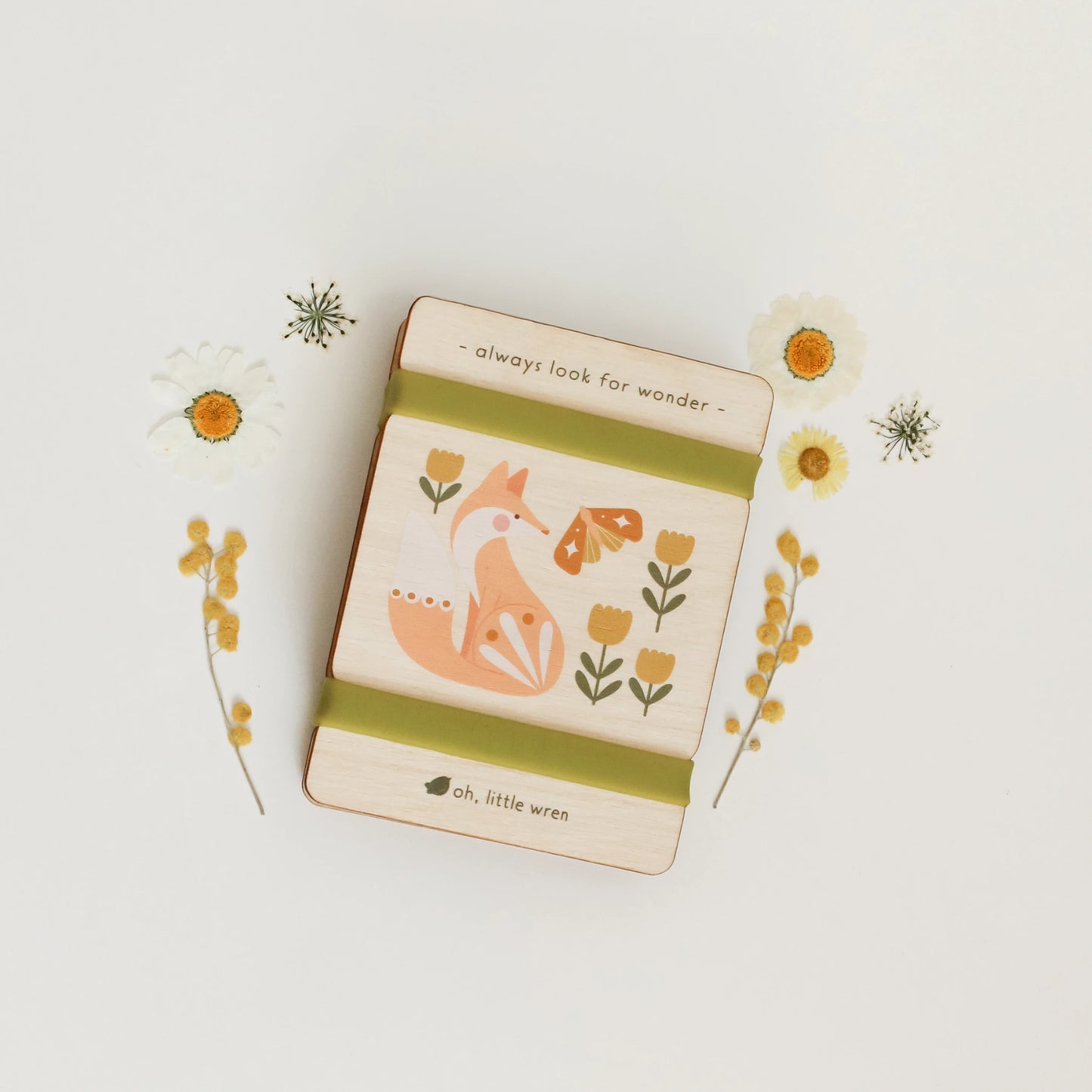 Little Nature Press - Portable Mini Wooden Flower + Leaf Press for Kids and More