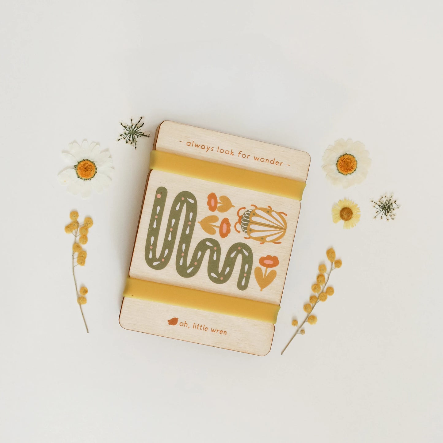 Little Nature Press - Portable Mini Wooden Flower + Leaf Press for Kids and More