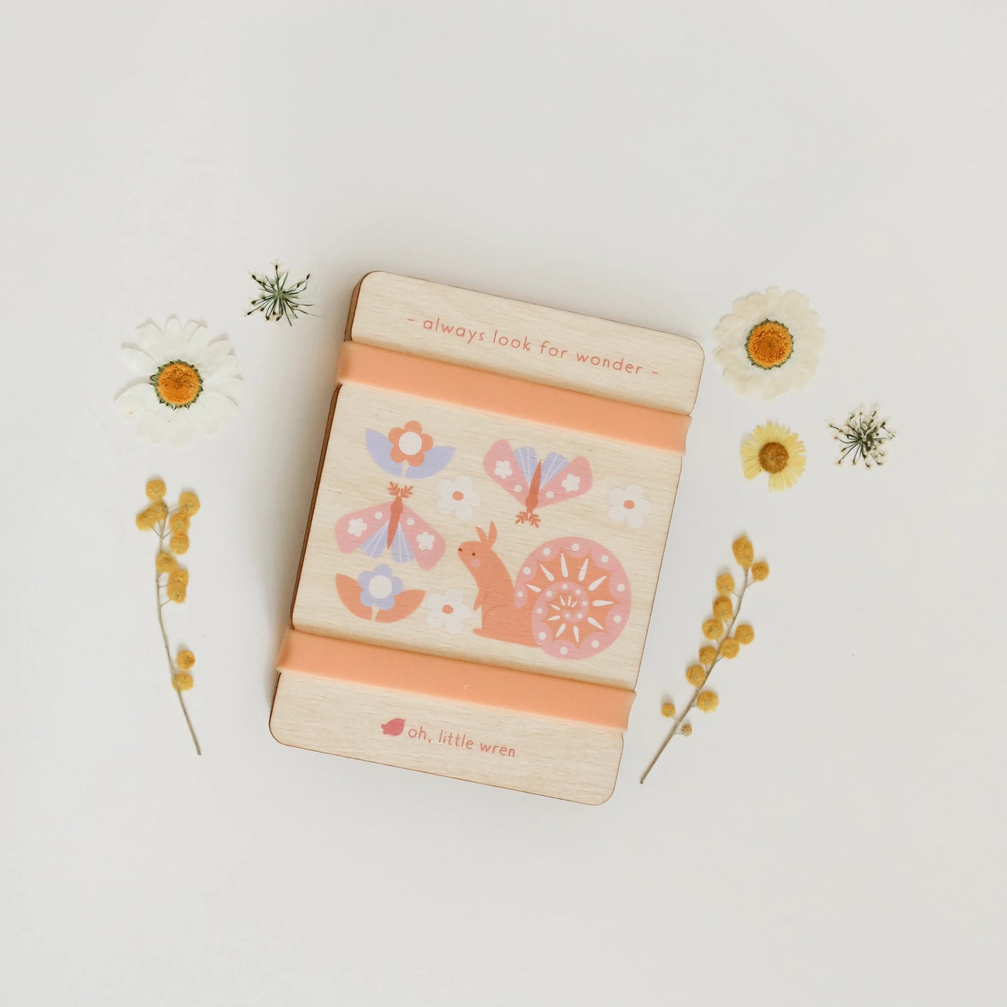 Little Nature Press - Portable Mini Wooden Flower + Leaf Press for Kids and More