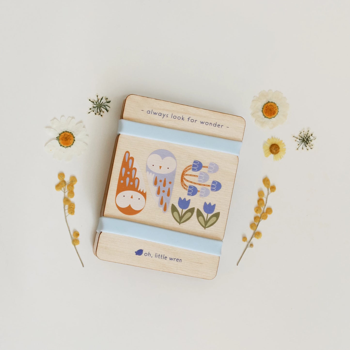 Little Nature Press - Portable Mini Wooden Flower + Leaf Press for Kids and More