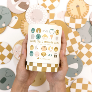 Animal Faces Memory Match