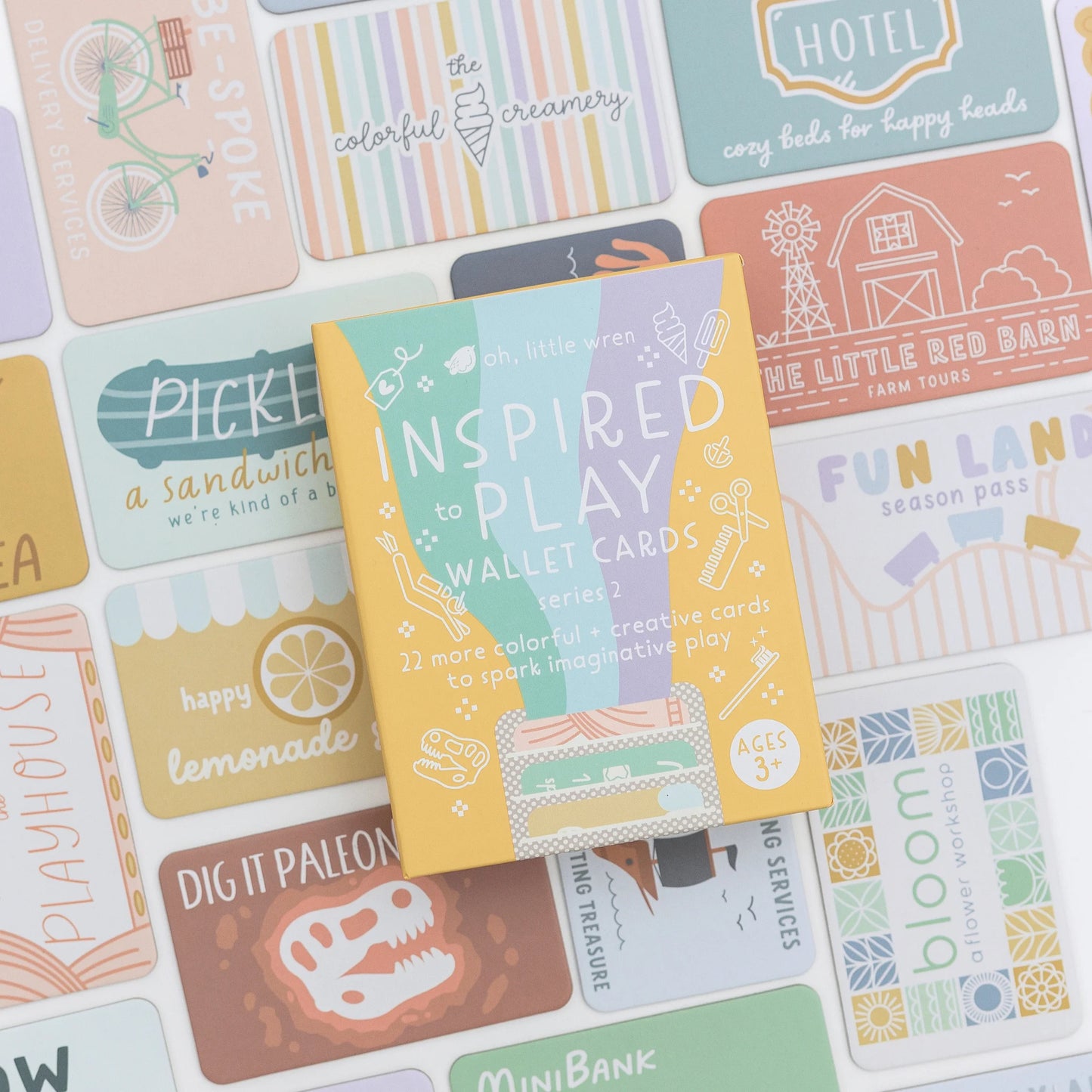 Wallet Pretend Play Cards Bundle for Kids - all 44 Cards