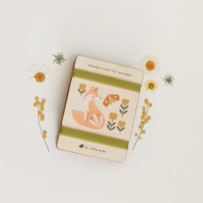 Little Nature Press - Portable Mini Wooden Flower + Leaf Press for Kids and More