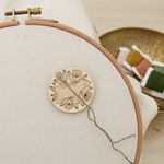 load image into gallery viewer, forest bear wooden needle minder
