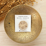 load image into gallery viewer, forest bear wooden needle minder
