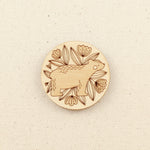 load image into gallery viewer, forest bear wooden needle minder
