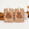 Black Cat Personalized Halloween Tag