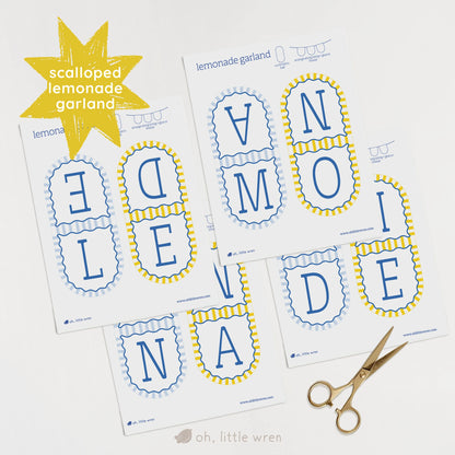 DIGITAL Lemonade Stand Pretend Play Printable Companion