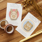 load image into gallery viewer, animal friend pocket hugs, wooden token
