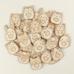 load image into gallery viewer, animal friend pocket hugs, wooden token
