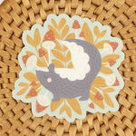 load image into gallery viewer, skunk and mushrooms, series 4 vinyl sticker
