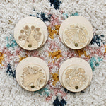 load image into gallery viewer, wooden woodland playing card holders
