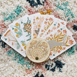 load image into gallery viewer, wooden woodland playing card holders
