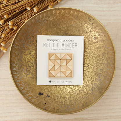 quilt block wooden needle minder, multiple options