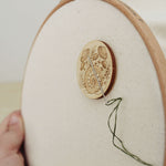 load image into gallery viewer, forest snail wooden needle minder
