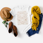 load image into gallery viewer, adult uni-sex shirt, find joy in the wild places, white
