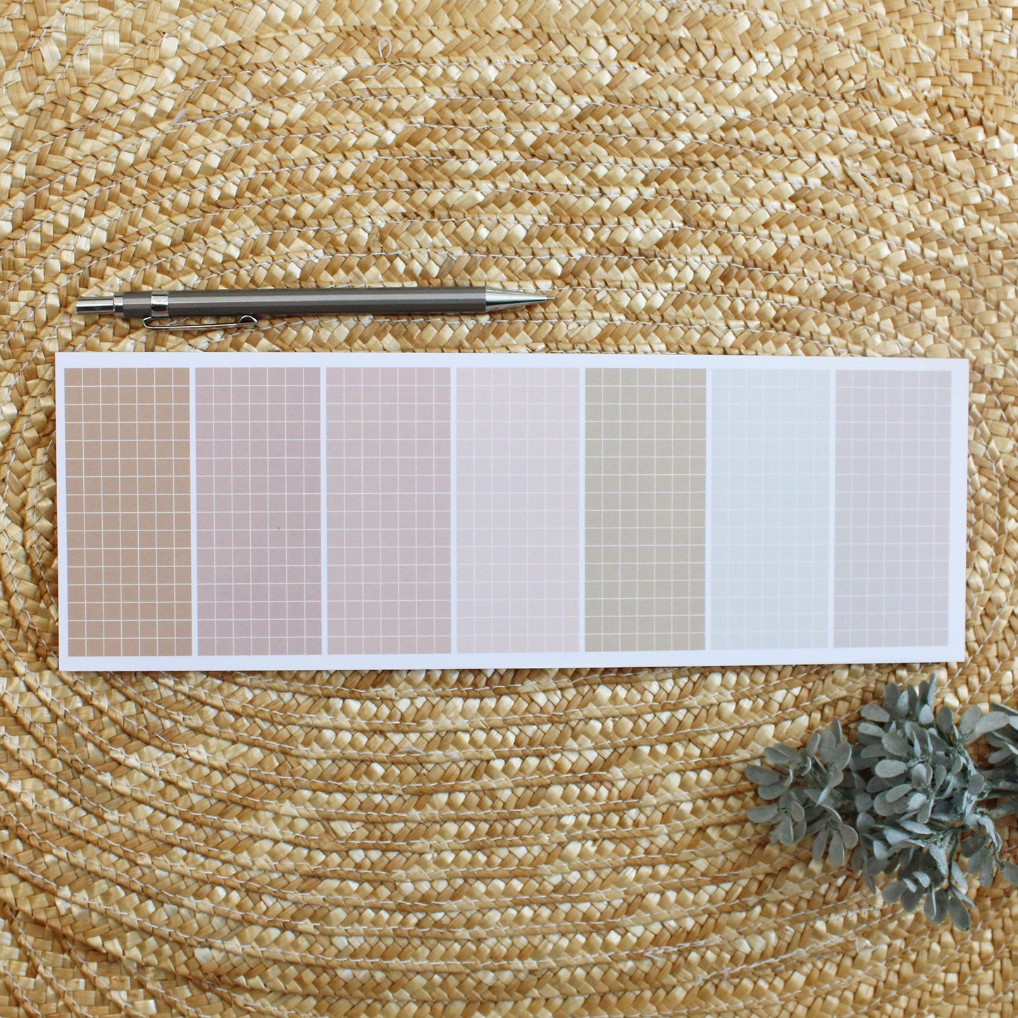 FLAWED Grid-Lined Notepads - Rainbow or Boho