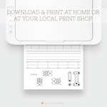 load image into gallery viewer, DIGITAL halloween themed preschool alphabet tracing pages
