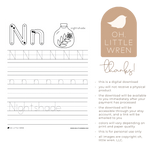 load image into gallery viewer, DIGITAL halloween themed preschool alphabet tracing pages
