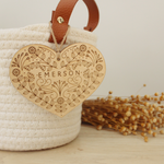 load image into gallery viewer, personalized valentines wooden name tags
