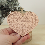 load image into gallery viewer, personalized valentines wooden name tags
