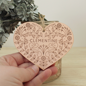 personalized valentines wooden name tags