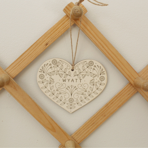 personalized valentines wooden name tags
