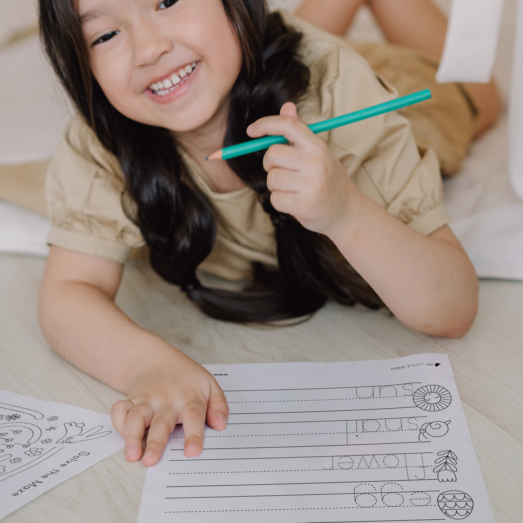 printable preschool activity worksheets with and easter and spring theme. perfect for homeschool and preschool morning work.
