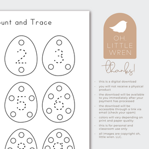 printable preschool activity worksheets with and easter and spring theme. perfect for homeschool and preschool morning work.