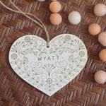 load image into gallery viewer, personalized valentines wooden name tags
