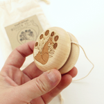 load image into gallery viewer, wooden fox yo-yo
