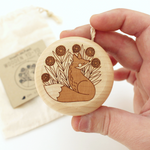load image into gallery viewer, wooden fox yo-yo
