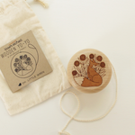 load image into gallery viewer, wooden fox yo-yo
